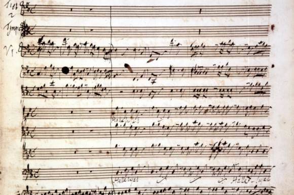 Faksimile der ersten Seite des ‘Hallelujah’